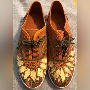 Hand Painted Universal thread canvas shoes